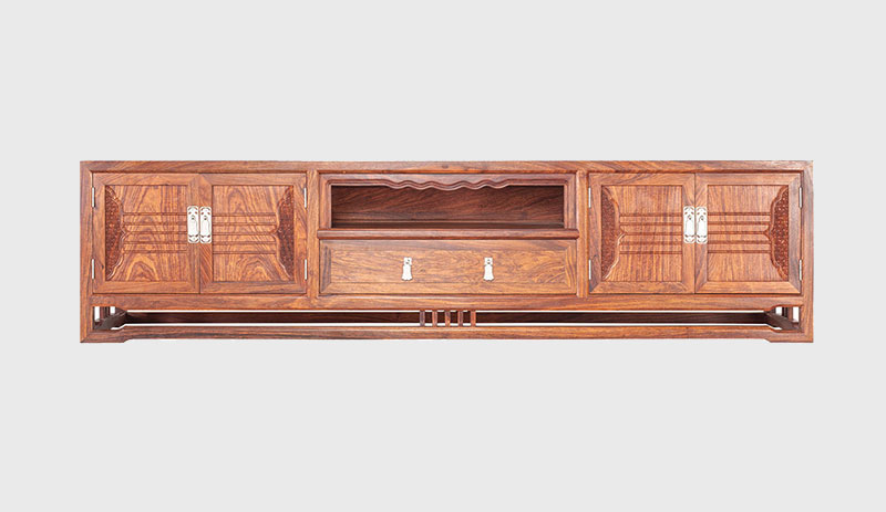 黔西南刺猬紫檀电视柜低柜现代中式全实木电视柜客厅高低柜