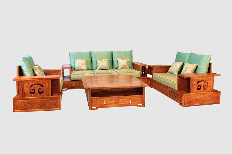 黔西南中式实木沙发简直太美了